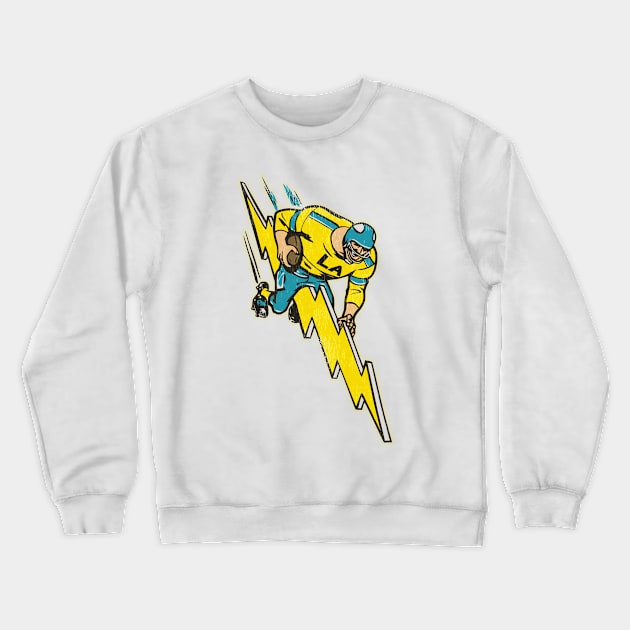 LA BOLT MAN Crewneck Sweatshirt by darklordpug